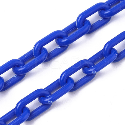 Opaque Acrylic Cable Chains X-SACR-N010-002B-1