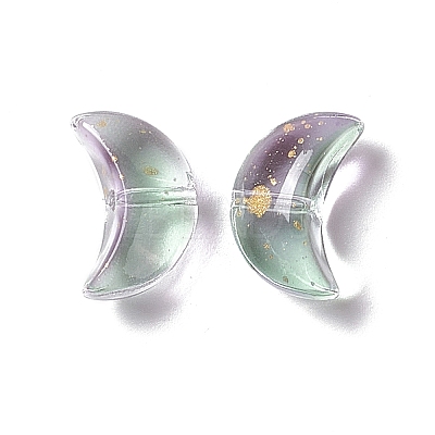 Electroplate Transparent Glass Bead LS-EGLA-H102-07C-1