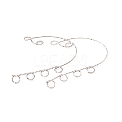 Tarnish Resistant 316 Stainless Steel Ear Cuff Findings STAS-H148-04P-1