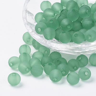 Transparent Acrylic Beads X-PL582-C14-1