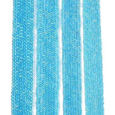 Electroplate Glass Beads Strands EGLA-A044-T3mm-A08-1