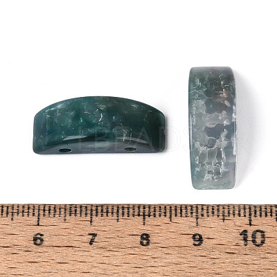 Two Tone Opaque Acrylic Beads OACR-N157-01-1