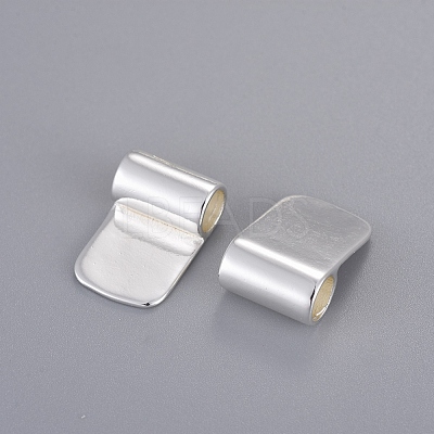 Brass Glue-on Flat Pad Bails X-KK-D519-B-S-1