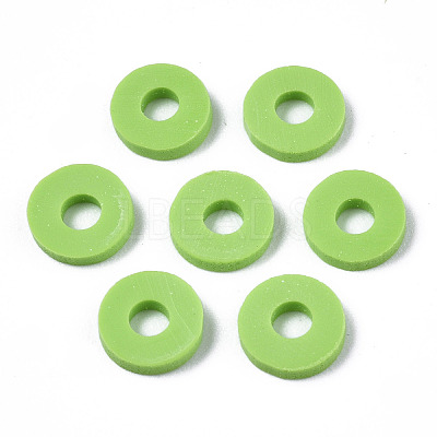 Handmade Polymer Clay Beads X-CLAY-Q251-6.0mm-B49-1