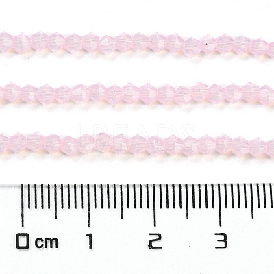 Baking Paint Transparent Glass Beads Strands DGLA-F029-J2mm-1