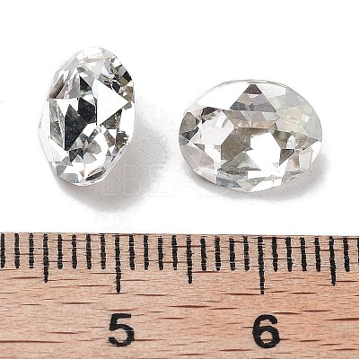 K9 Glass Rhinestone Cabochons GLAA-H034-06D-001SS-1