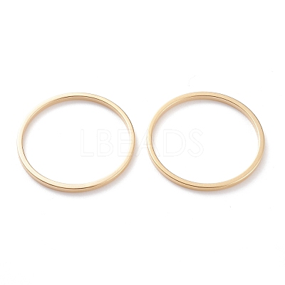 Brass Linking Rings KK-Y003-03G-G-1