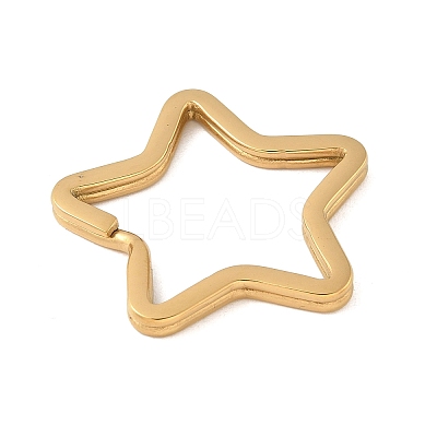 304 Stainless Steel Split Key Rings Hand Polished STAS-D144-01A-G-1