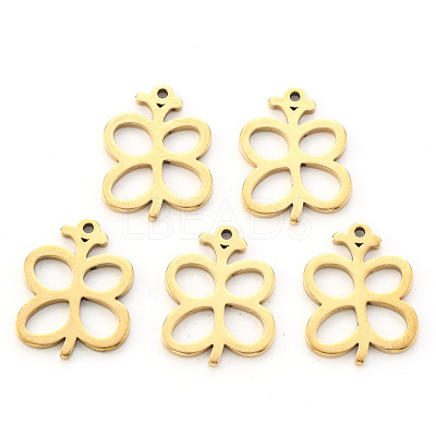PVD Vacuum Plating 304 Stainless Steel Pendants STAS-N092-07G-1