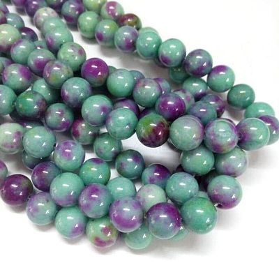 Jade Beads Strands X-G-D264-6mm-XH06-1