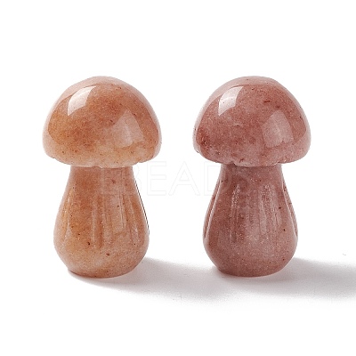 Natural Red Aventurine Stone GuaSha Stone G-A205-25C-1