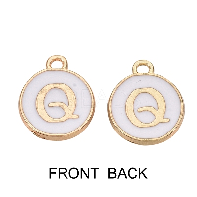 Golden Plated Enamel Alloy Charms ENAM-SZ0001-26A-Q-1