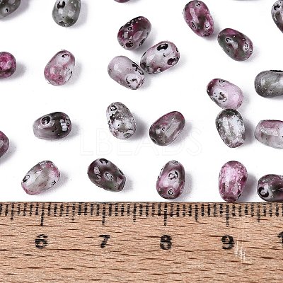 Picasso Glass Seed Beads SEED-N012-10M-1