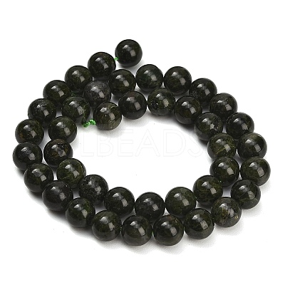 Natural Green Diopside Beads Strands GG-CBA993B-A01-10mm-1