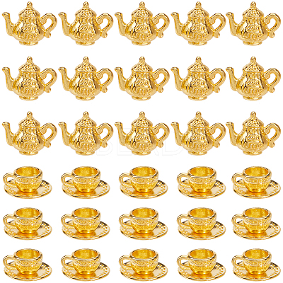 40Pcs 2 Styles Alloy Charms FIND-SC0013-16-1