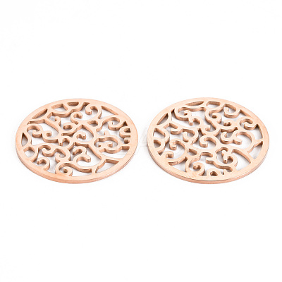 304 Stainless Steel Filigree Joiners Links STAS-S116-197RG-1