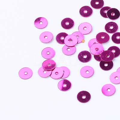 Ornament Accessories Plastic Paillette Beads X1-PVC-R014-4mm-08-1
