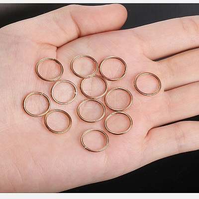 316L Surgical Stainless Steel Hoop Cartilage Earrings WGB51CA-08-1