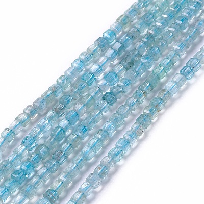 Natural Apatite Beads Strands G-G991-C03-1