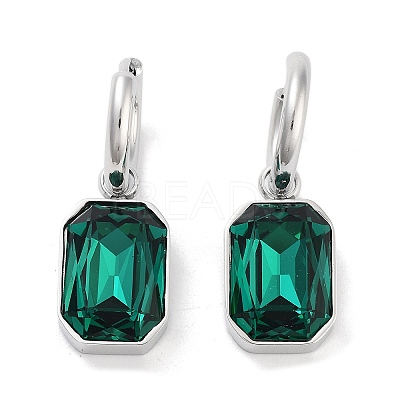 304 Stainless Steel Hoop Earring Hand Polished EJEW-C017-06P-1