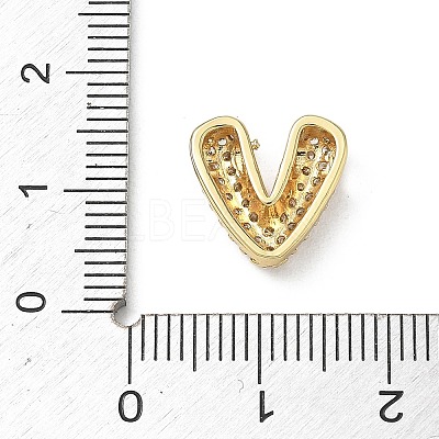 Brass Micro Pave Cubic Zirconia Pendants KK-A300-02G-V-1