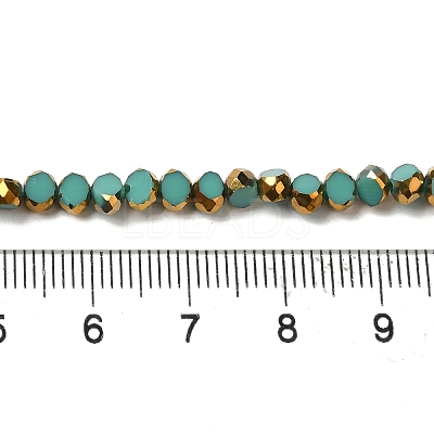 Electroplate Glass Beads Strands X-EGLA-P061-01A-09-1