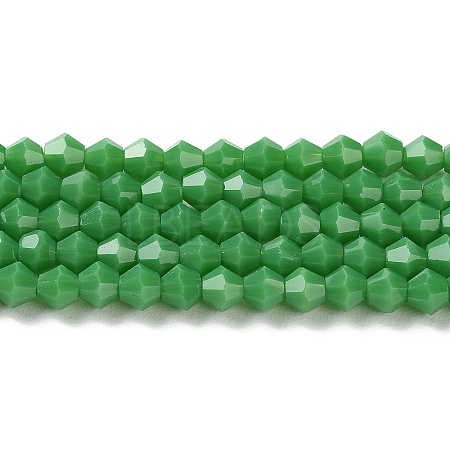 Opaque Solid Color Imitation Jade Glass Beads Strands LS-GLAA-F029-P4mm-08-1