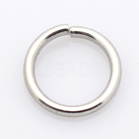 Non-Tarnish 304 Stainless Steel Open Jump Rings X-STAS-E067-05-5mm-1