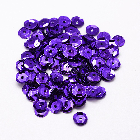 Plastic Paillette Beads PVC-A001-10mm-05-1