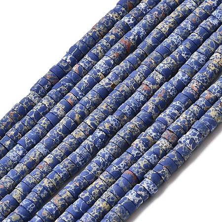 Dyed Synthetic Imperial Jasper Beads Strands G-Z089-A03-N-1