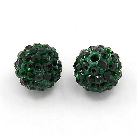 DIY Pave Disco Ball Beads X-RB-H258-10MM-205-1