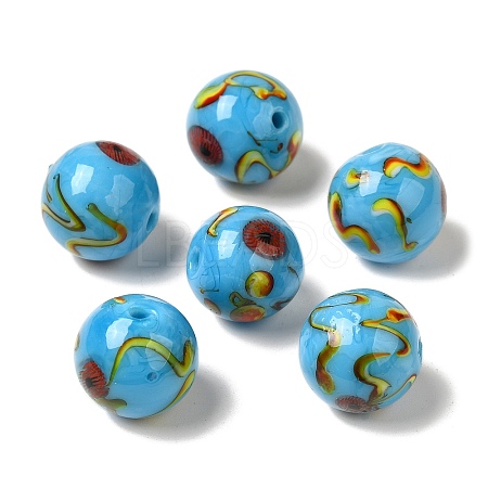 Handmade Lampwork Beads LAMP-C016-04D-17-1