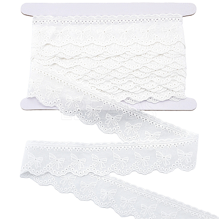 8Yards Flat Hollow Polyester Lace Trim OCOR-GF0006-07B-1