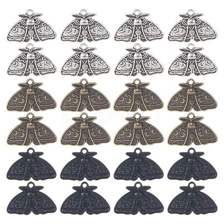 24Pcs 3 Colors Alloy Pendants FIND-SC0005-05-1