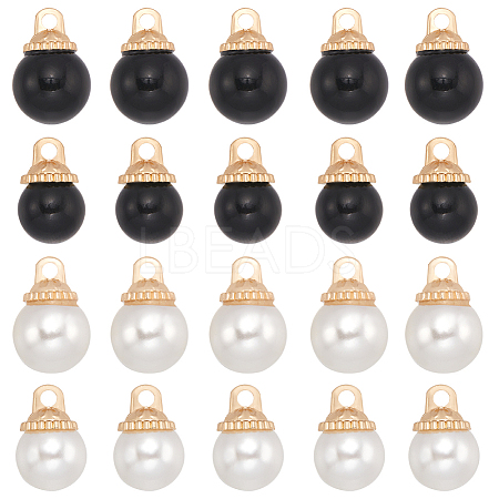 40Pcs 4 Styles Alloy Pendants FIND-SC0009-67-1