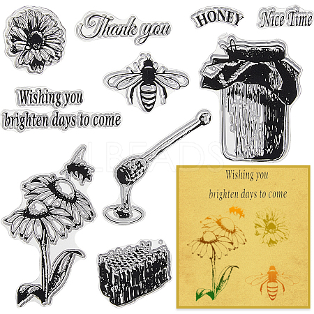 Clear Silicone Stamps DIY-WH0504-65-1