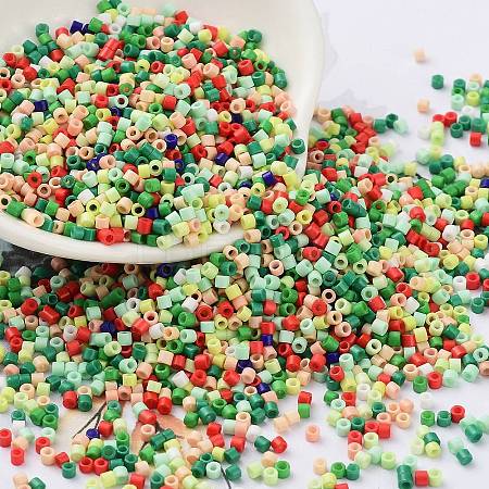 Baking Paint Glass Seed Beads SEED-S042-05B-51-1