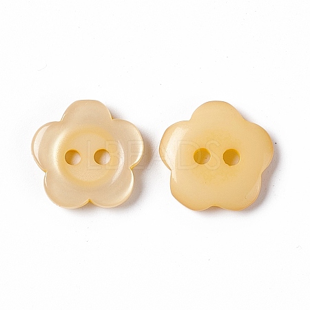 Resin Buttons RESI-D031-15mm-07-1