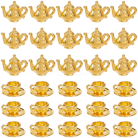 40Pcs 2 Styles Alloy Charms FIND-SC0013-16-1