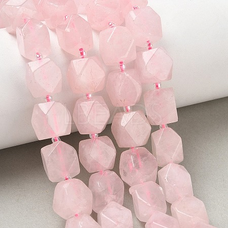 Natural Rose Quartz Beads Strands GG-CBAF8A8-A13-01-1