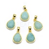 Natural Amazonite Pendants G-O176J-02G-1