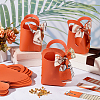 10 Bags PU Leather Wedding Candy Tote Boxes CON-CL0001-20B-4