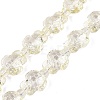 Transparent Glass Beads Strands DGLA-N021-02A-10-1