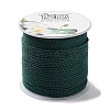 20M Polyester Braided Cord for Jewelry Making OCOR-G015-04A-08-2