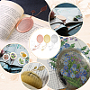 6Pcs 3 Colors Brass Bookmarks AJEW-PH0012-51-7