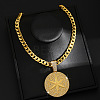 Hip-hop Style Zinc Alloy Crystal Rhinestone Pendant Cuban Link Chain Necklaces FS-WG425B8-19-1
