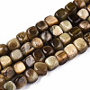 Natural Tiger Eye Beads Strands X-G-S374-004A-1