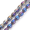 Electroplate Glass Beads Strands EGLA-T020-11-2