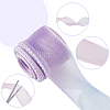3Rolls Polyester Organza Ribbons SRIB-CY0001-37B-6