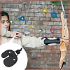 4Pcs 2 Styles Fingers Leather Archery Bow Gloves Tip Protector AJEW-NB0006-34-5